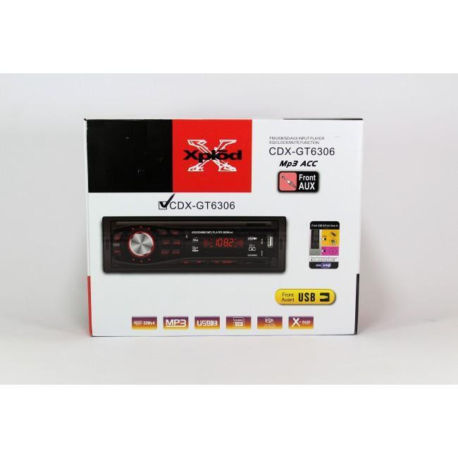 Автомагнітола MP3 JSD G-1103 BT ISO 1DIN зі знімною панеллю, Bluetooth, AUX, сабвуфером та пультом ДУ Одеса - фото 1