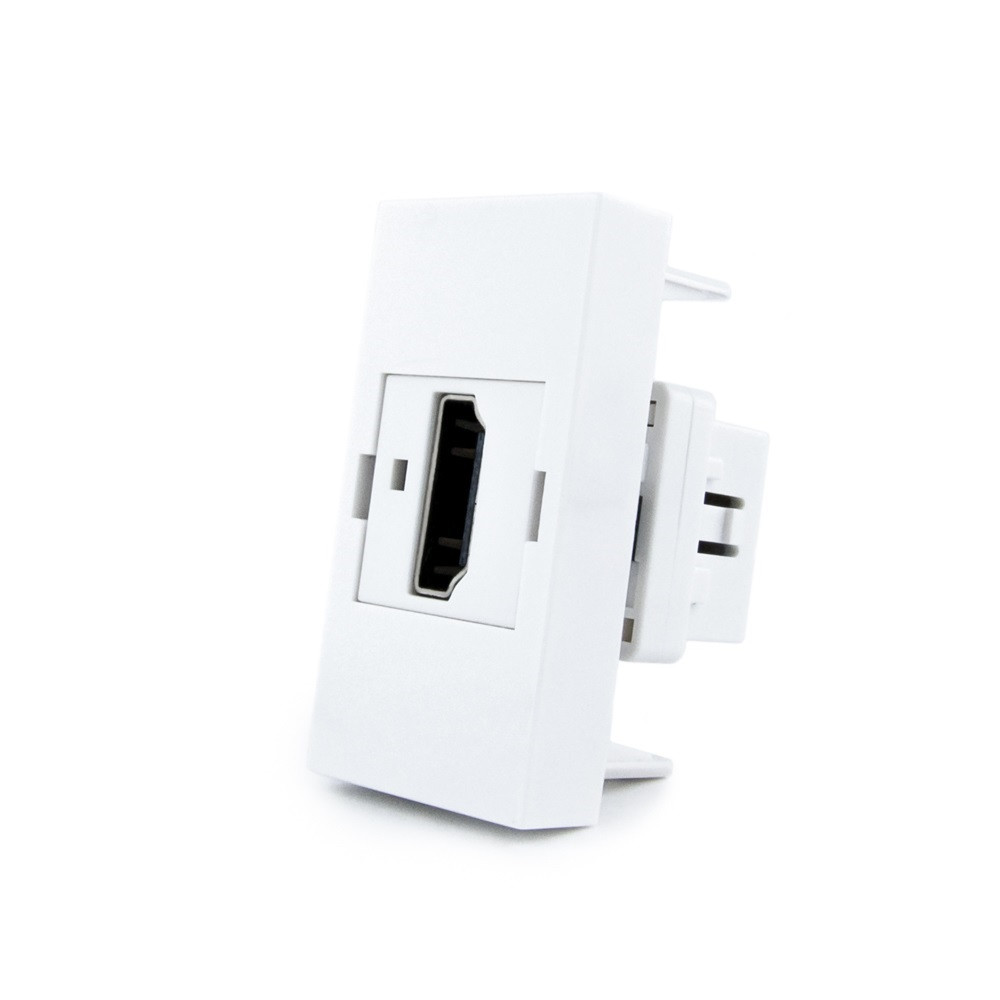 HDMI розетка LIVOLO 1.4, біла, модуль 0.5 поста, для телевізора / ПК (VL-FCHD-1WP) Коломыя - изображение 6