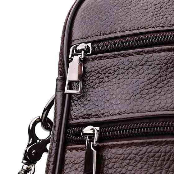 Деловая мужская сумка из натуральной кожи Vintage 23027 Коричневый Киев