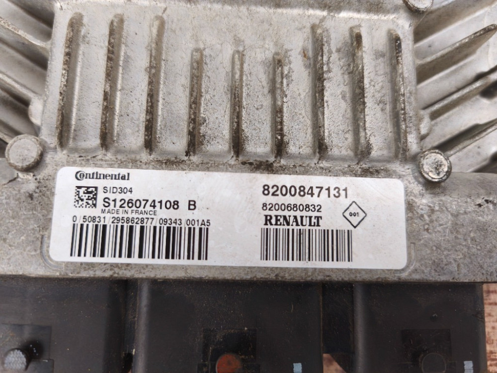 Блок керування двигуном комплект Nissan Note E11 1.5 dci 2005-2012 (8200847131) Ковель - изображение 2