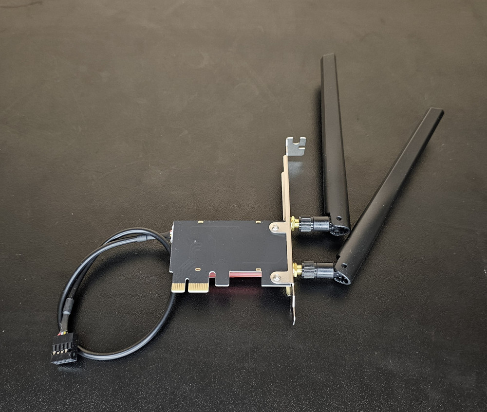 Межева карта, адаптер Wi-Fi 2.4G/5G/6G, Bluetooth 5.3 Fenvi 5 Intel AC1200 Клевань - фото 3