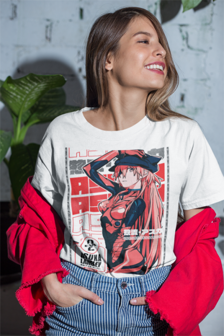 Футболка аниме Евангелион оверсайз (S/M/L) Черний AnimeJ0043 Днепр - изображение 4