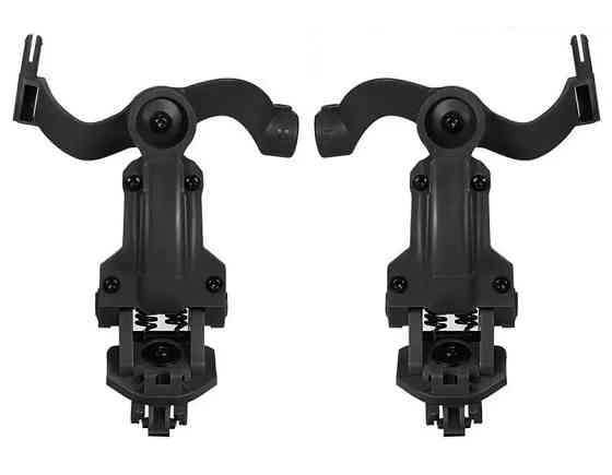 Тактическое крепление чебурашки ARM Next S40 для наушников на шлем (Черный) Винница