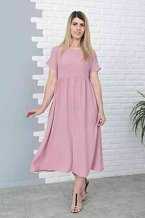 Літня сукня міді вільного крою "Ordinary" оптом | Батал Фрезовий, 50-52 Київ