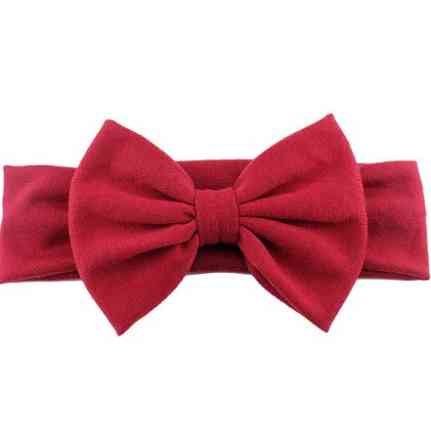 Пов'язка на голову дитяча широка one size бордовий Київ