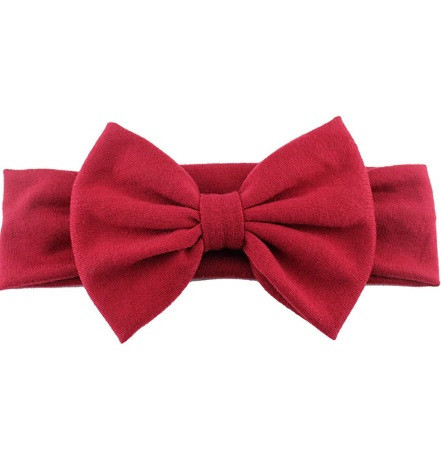 Повязка на голову детская широкая one size бордовый Киев - изображение 1