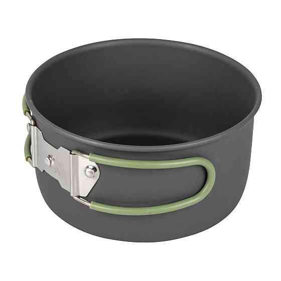 Набор посуды Bo-Camp Explorer 4 Pieces 19 Hard Anodized Grey/Green (2200241) Вінниця