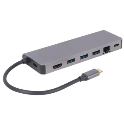 Концентратор Cablexpert USB-C 5-in-1 (A-CM-COMBO5-05) Винница - изображение 2