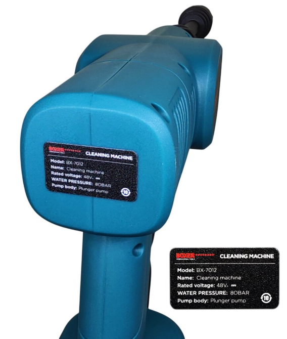 Акумуляторна автомийка високого тиску BX-7012 з 2 акумуляторами 48 Вольт, потужність 550 Вт, витрата води 4 л/хв Одеса - фото 10
