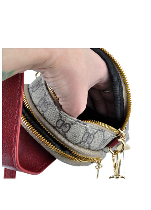Клатч вертикальный красный 12х18,5х6см 8337-12 Киев - изображение 3