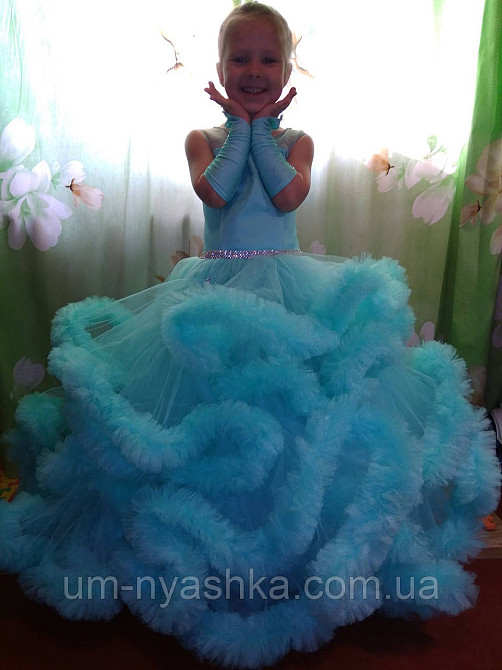 Пышное платье Облачко МЯТНОЕ на 4-5, 6-7, 8-9 лет Кривой Рог - изображение 5
