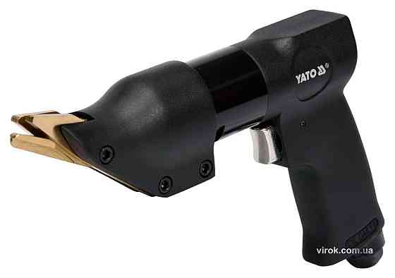 Ножиці пневматичні кутові YATO по листовому металу t≤ 1.4 мм, при тиску- 0,63 MPa, 141 л/хв [10] Одесса