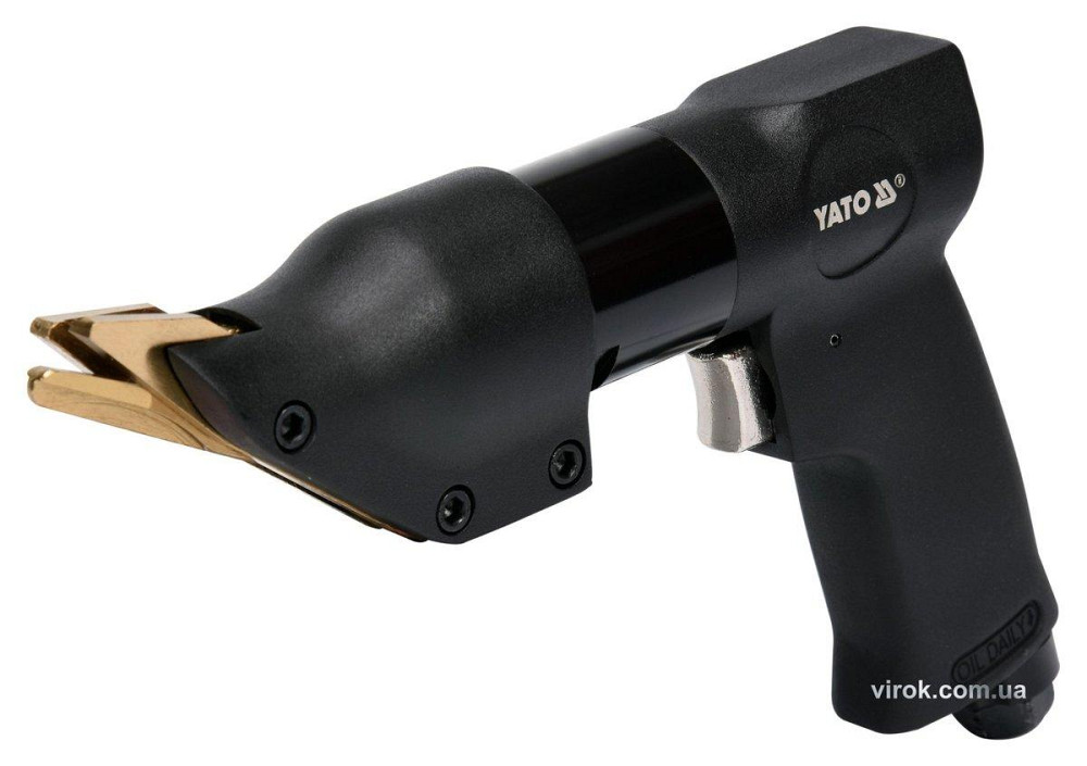 Ножиці пневматичні кутові YATO по листовому металу t≤ 1.4 мм, при тиску- 0,63 MPa, 141 л/хв [10] Одесса - изображение 1