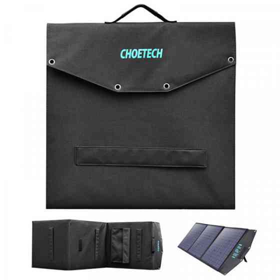 Сонячна панель для УМБ Choetech 120W (177x53см) DC120W,1*USB QC3.0 18W,1*USB-C PD3.0 60W, 1xUSBA 12W (SC008) Киев