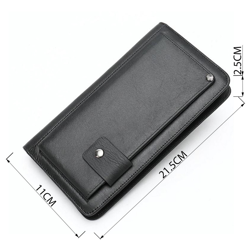 Клатч чоловіча з ременем Чорний (Vintage) Київ - фото 7