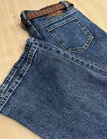 Джинсы женские Vanver 8230 палаццо широкие с ремнем синие, синий, 30, 30, 81 см, 105 см Киев