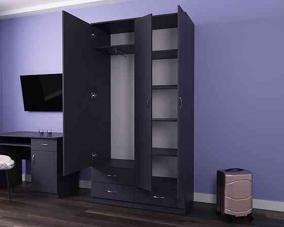 Прихожая ГКШ-8, Антрацит, 1120/480/2100 Львов