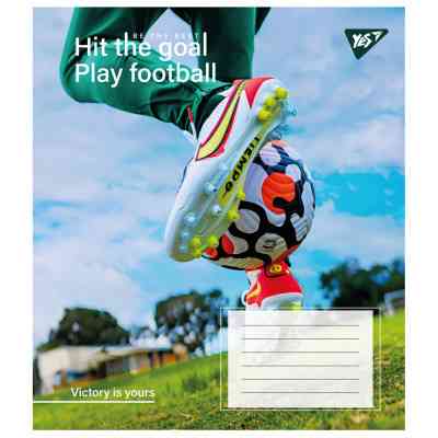 Тетрадь Yes Hit the goal 60 листов линия (767409) Винница