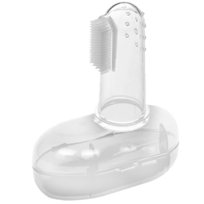 Силіконова зубна щітка для ясен MGZ-0706(Crystal) у футлярі Вінниця - фото 1