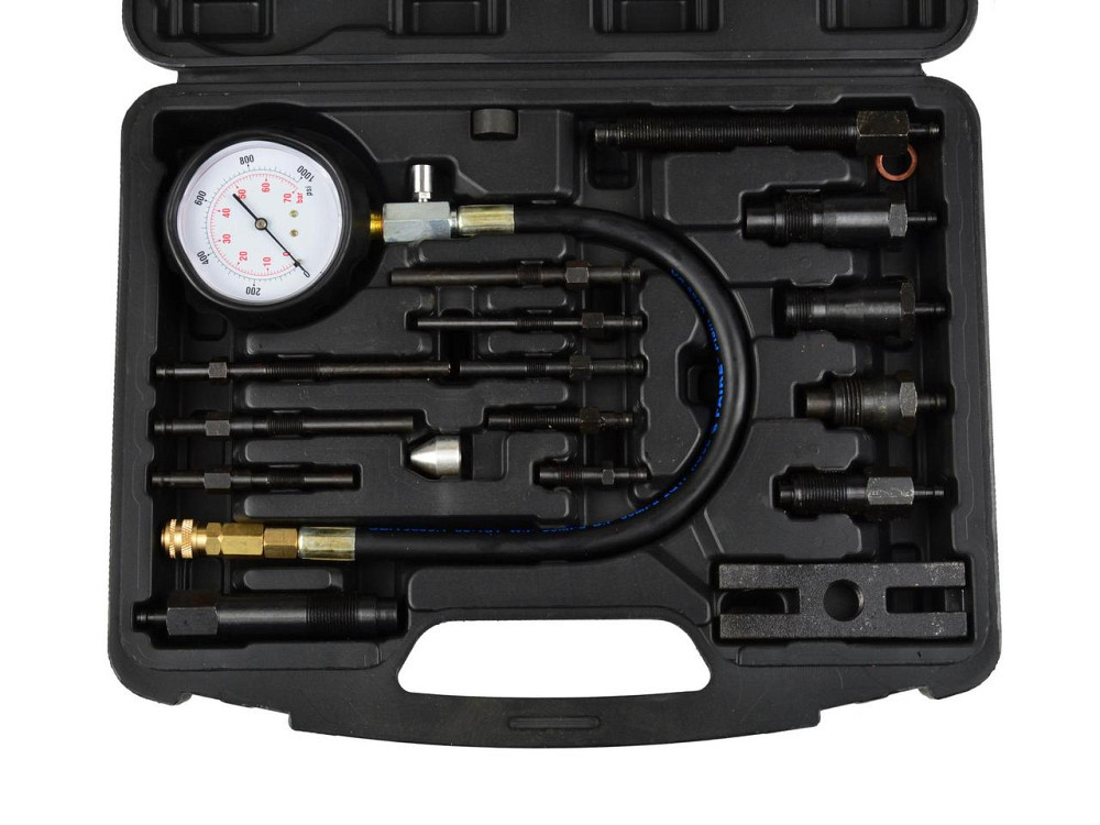 Компресометр дизельного двигуна "GEKO" 0-70 бар, комплект 17 штук Київ - фото 2