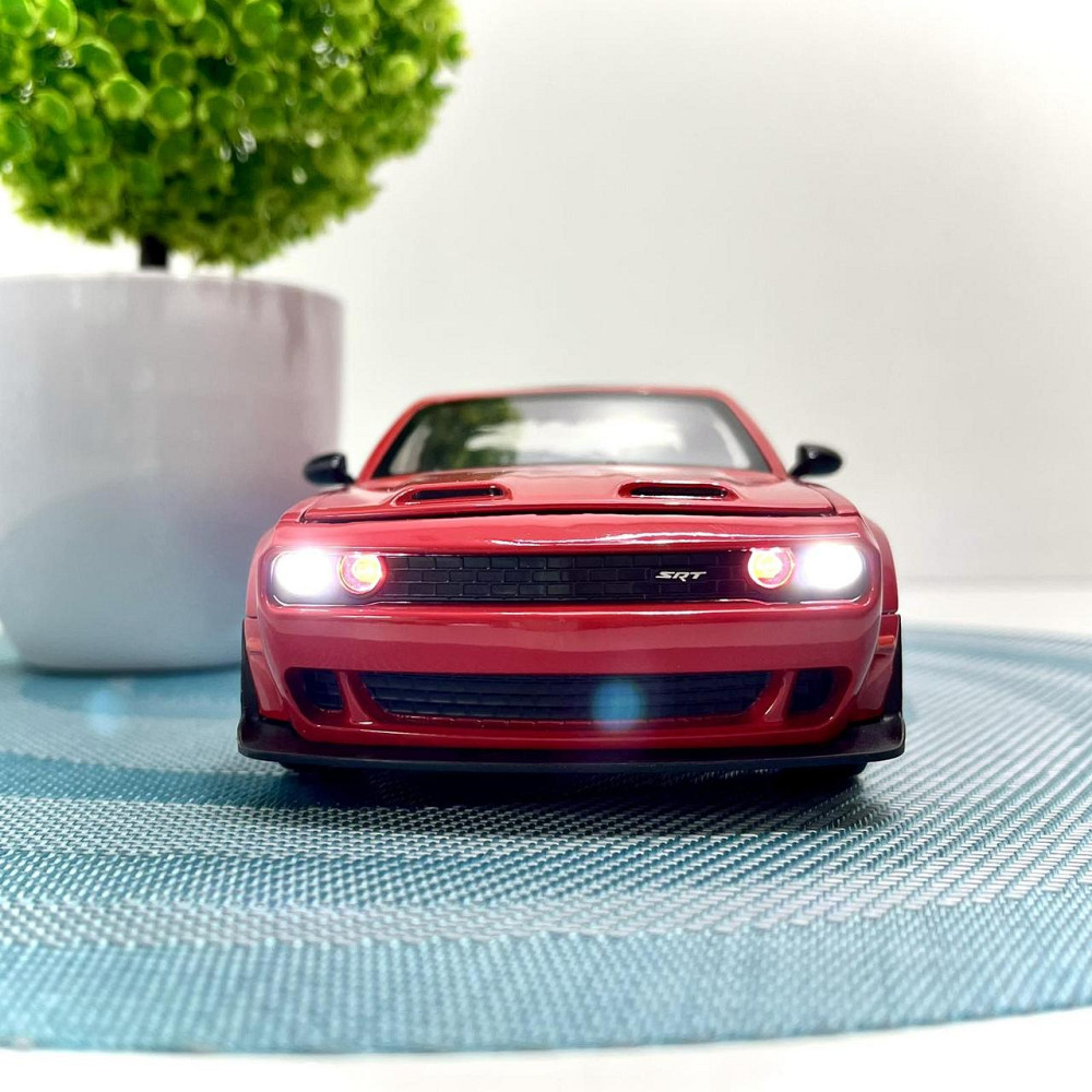 Машинка металева Авто Експерт Chevrolet Camaro 1:24 відчиняються двері капот багажник світло/звук Червона (GT-12099) Чернігів - фото 3