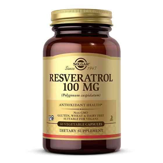 Ресвератрол Solgar Resveratrol 100mg 60 vcaps Київ