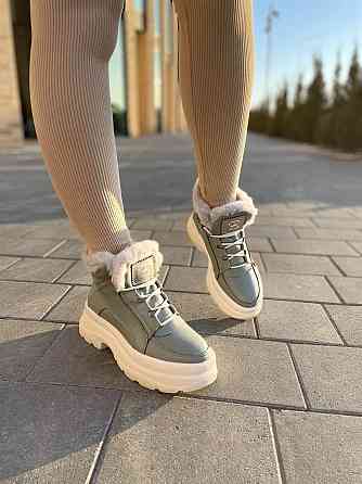 Черевики жіночі BR 07 мята натуральна шкіра зима 37-38р. (4890) Коломия