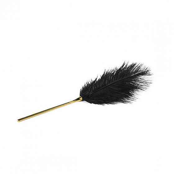 Перо на позолоченій ручці Premium Feather Tickler UPKO Sex Aura Київ