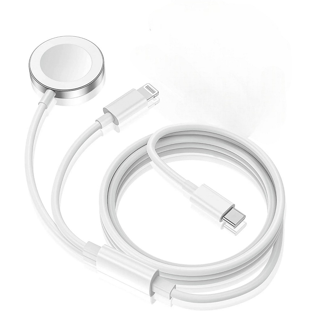 Зарядка USB Type C - Lightning + MagSafe для годинника Apple Watch 1м Луцьк - фото 1