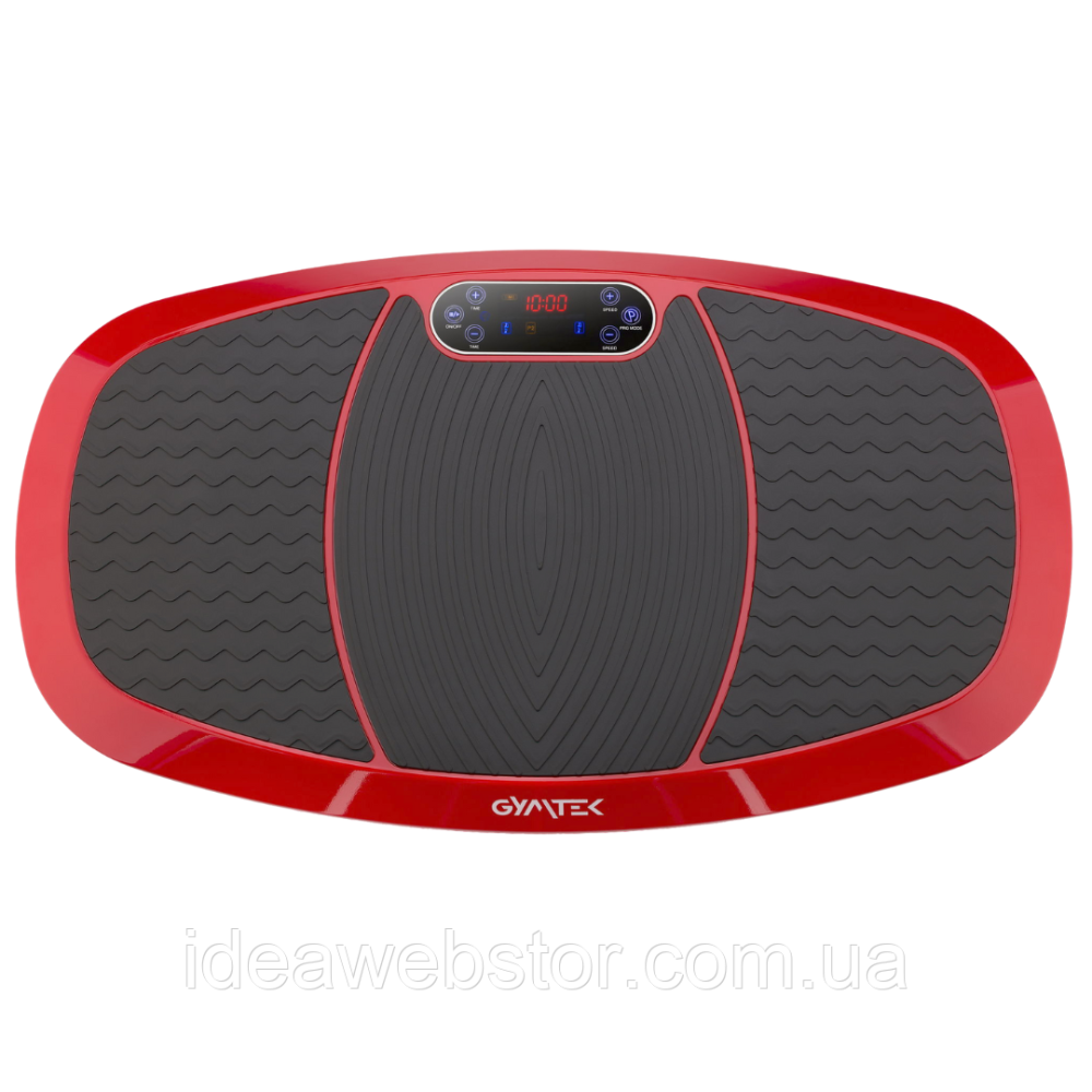 Віброплатформа Gymtek XP750 3D червона для дому до 180 кг з пультом і еспандерами тренажер для схуднення фітнесу та масажу Київ - фото 13