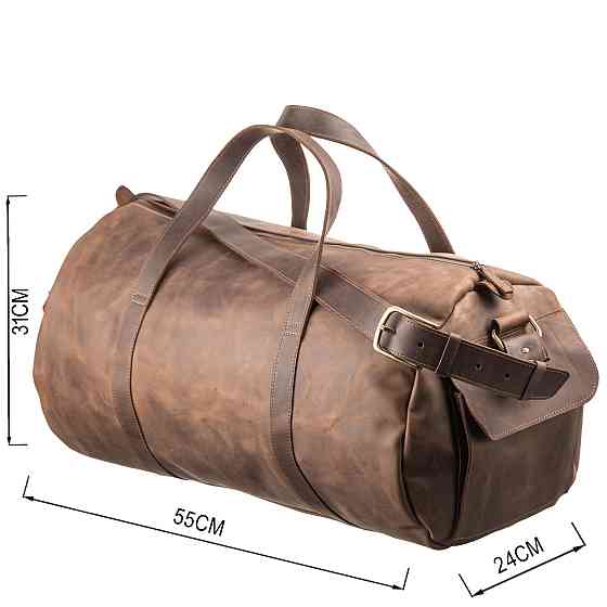 Сумка дорожная Grande Pelle 11045 Коричневая Киев