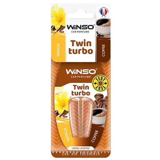 Ароматизатор с двойной капсулой Winso Twin Turbo - Vanilla & Coffee Львов