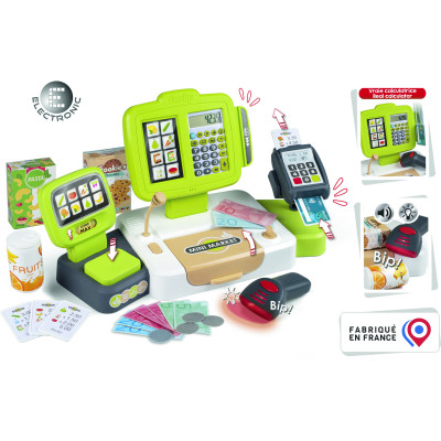Ігровий набір Smoby Електронна каса з терміналом вагами та звуковим сканером (350114) Вінниця - фото 2