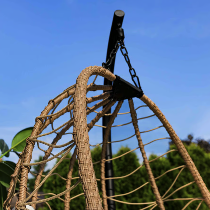 Підвісне крісло-кокон Di Volio Corta одномісне бежевий Киев - изображение 4