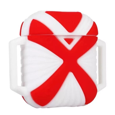 Чохол для навушників X-HuWei i-Smile для Apple AirPods IPH1443 Red+White (702334) Вінниця - фото 1