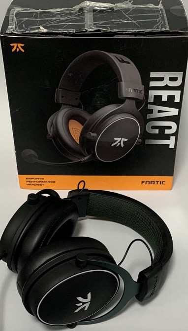 Ігрові навушники, геймерські навушники Fnatic React. Київ - фото 1