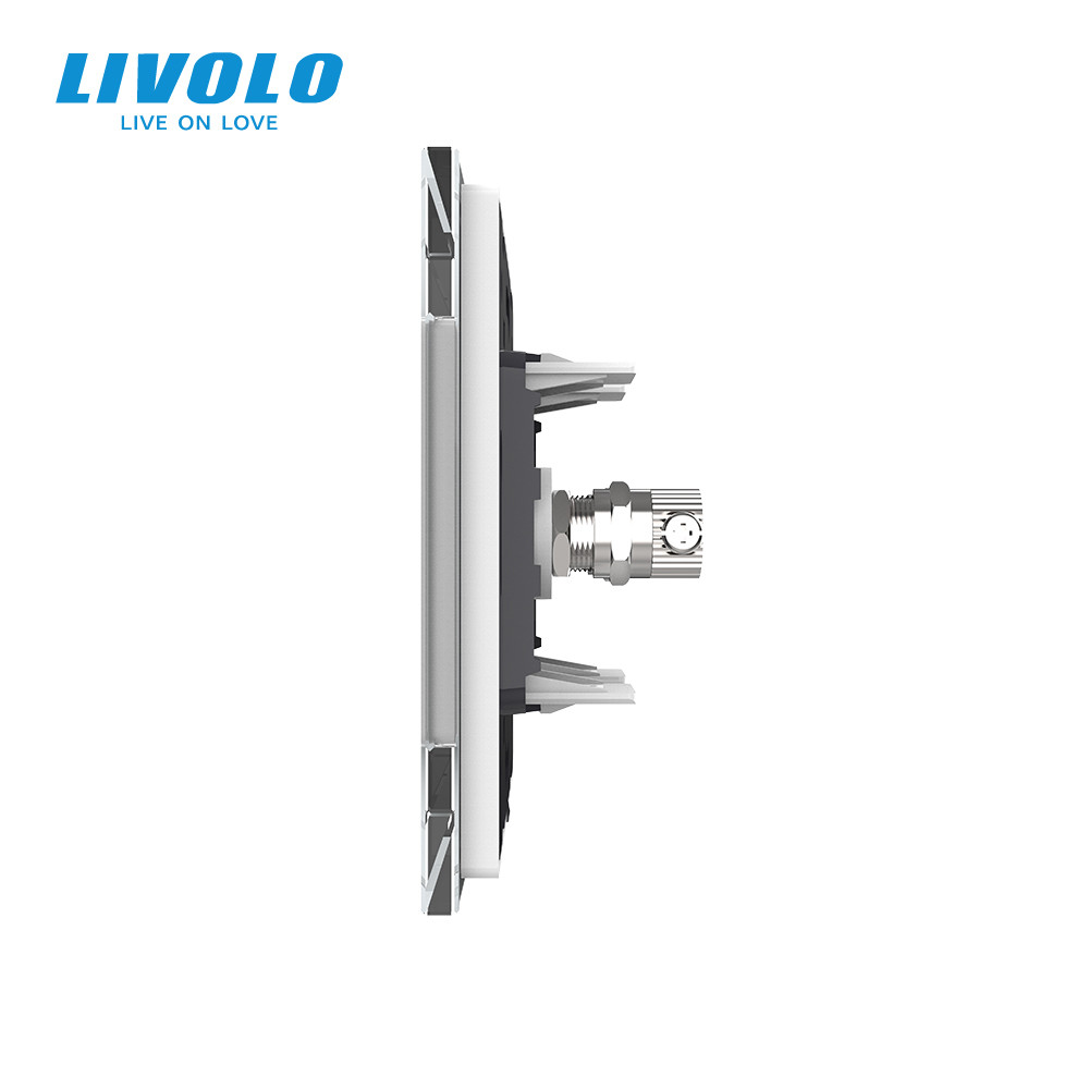 LIVOLO Розетка телевізійна Livolo білий скло (VL-C791V-11) Коломия - фото 7