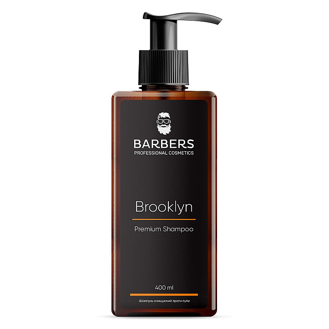 Шампунь Barbers для полуниці Бруклін 400 мл 4823099501021 Вінниця - фото 1