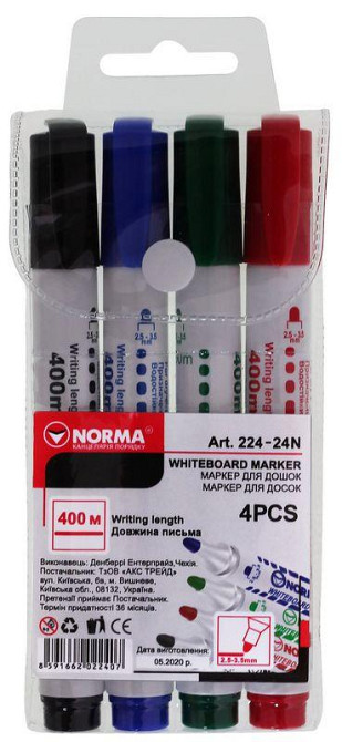 Набір маркерів для дошок 