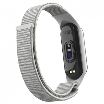 Ремешок для фитнес браслета Armorstandart нейлоновый для Xiaomi Mi Band 7/6/5/4 White (ARM67840) Винница - изображение 2