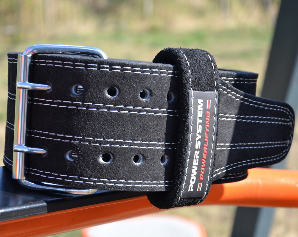 Пояс для пауерліфтингу Power System PS-3800  PowerLifting шкіряний Black M Киев - изображение 8