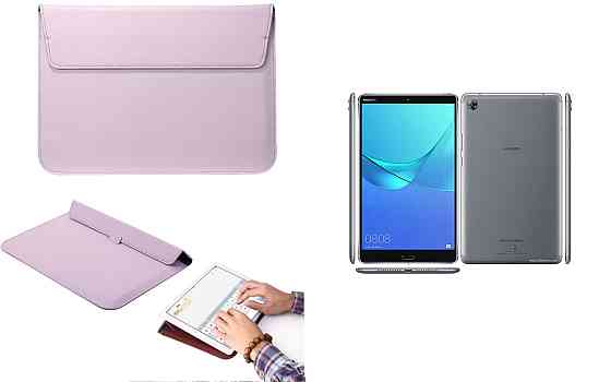 Чохол-конверт VitoCase для Huawei MediaPad M5 8, MediaPad M5 8 Lite, з функцією підставки для планшета Фіолетовий Київ