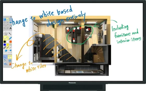 Монитор Panasonic Th-75Bqe1W - 190.5cm (75) Led 3840x2160 Pixels 400 Cd/M² 4K Ultra Hd 16:9 (TH75BQE1W) Киев