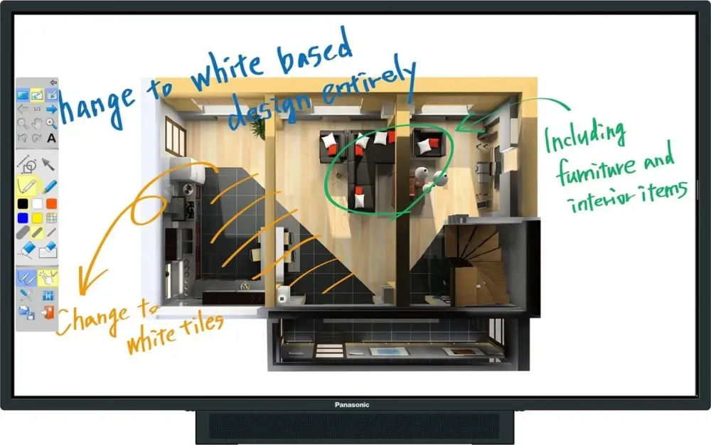 Монитор Panasonic Th-75Bqe1W - 190.5cm (75) Led 3840x2160 Pixels 400 Cd/M² 4K Ultra Hd 16:9 (TH75BQE1W) Киев - изображение 1