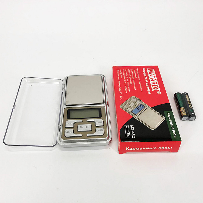 Ваги для ювелірних робіт Matarix MX-462 500 г, Портативні кишенькові XJ-449 ювелірні ваги Київ - фото 2