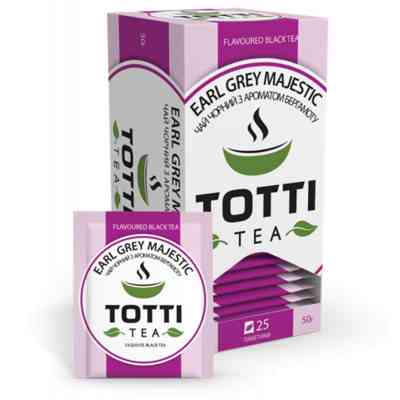 Чай TOTTI Tea 2г*25 пакет Ерл Грей Маджестік (tt.51502) Вінниця