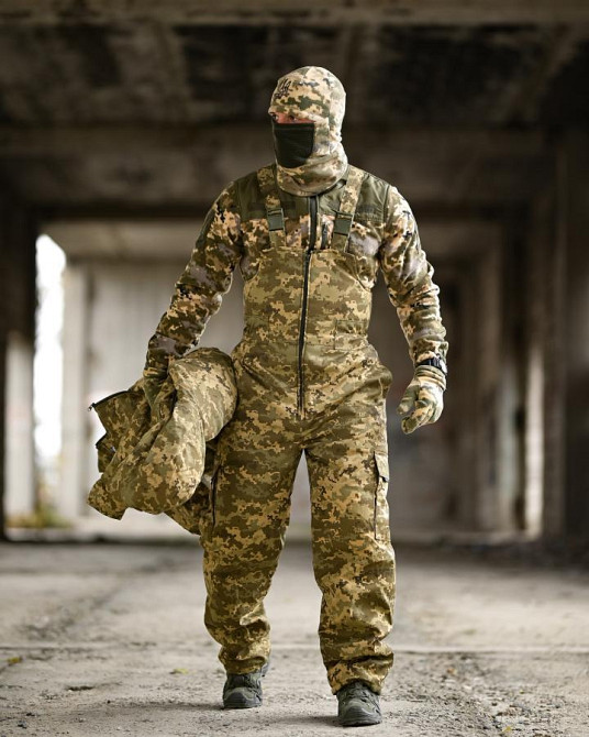 Зимний тактический костюм Omnihit пиксель 5в1 ВТ6872 Одесса - изображение 7