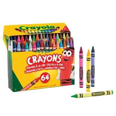 Карандаши цветные Crayola воскові, 64 шт (52-6448) Винница