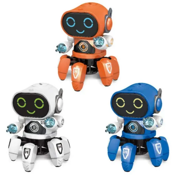 Танцующий робот-игрушка, электрический мультяшный робот ZR142 Коломыя