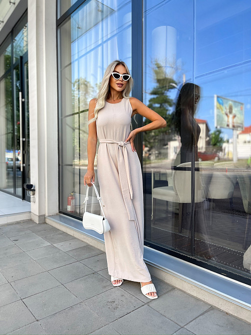 Женский комбинезон с широкими брюками Vita батал Киев - изображение 2